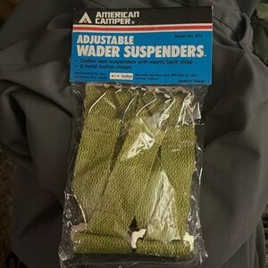 Adjustable Wader Suspenders - New in Package by American Camper